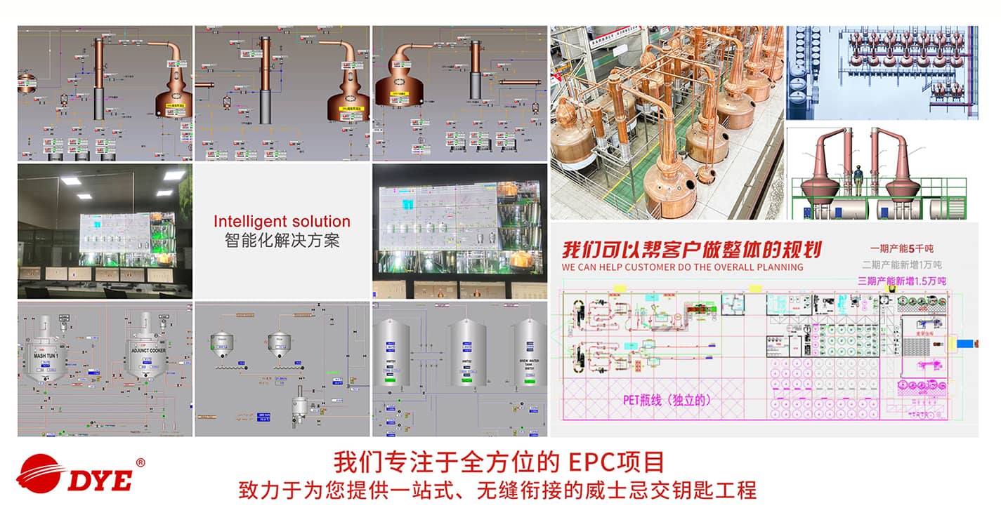 Turnkey projects for Daeyoo distillation equipment 大宇蒸馏设备交钥匙工程