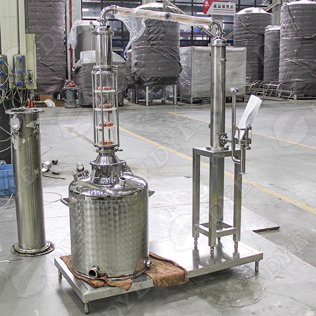 家庭DIY小型紫铜蒸馏器威士忌伏特加朗姆酒