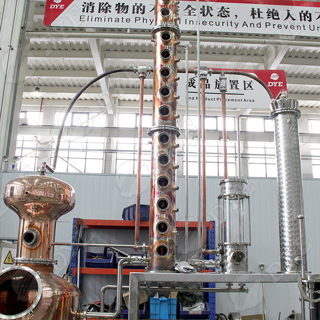 紫铜蒸馏设备可做伏特加金酒朗姆酒酒精蒸馏