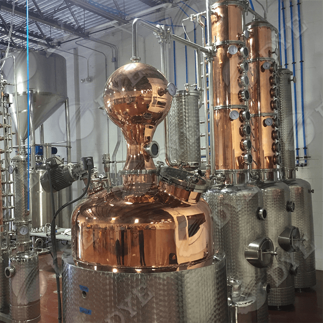多功能威士忌蒸馏设备 塔式蒸馏器洋酒生产设备