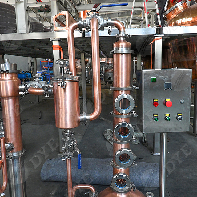 紫铜小型家庭酿造蒸馏器威士忌白兰地果酒家庭DIY