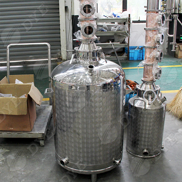 小型家酿紫铜蒸馏器威士忌白兰地果酒家庭DIY