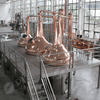 釜式蒸馏器 三壶蒸馏设备 铜锅蒸馏器 酒精粗馏设备 威士忌生产设备