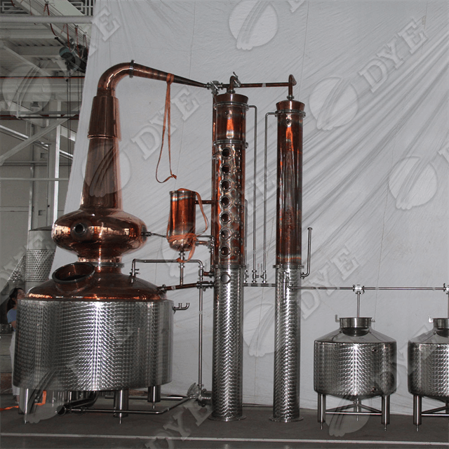 多功能洋酒蒸馏设备 金酒酿造设备定制产家发货