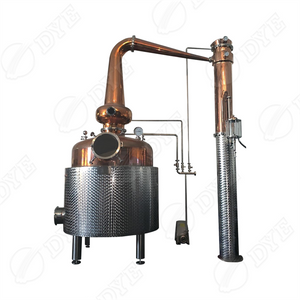 釜式蒸馏器 威士忌蒸馏设备 紫铜壶式蒸馏器 威士忌酿造产家定制