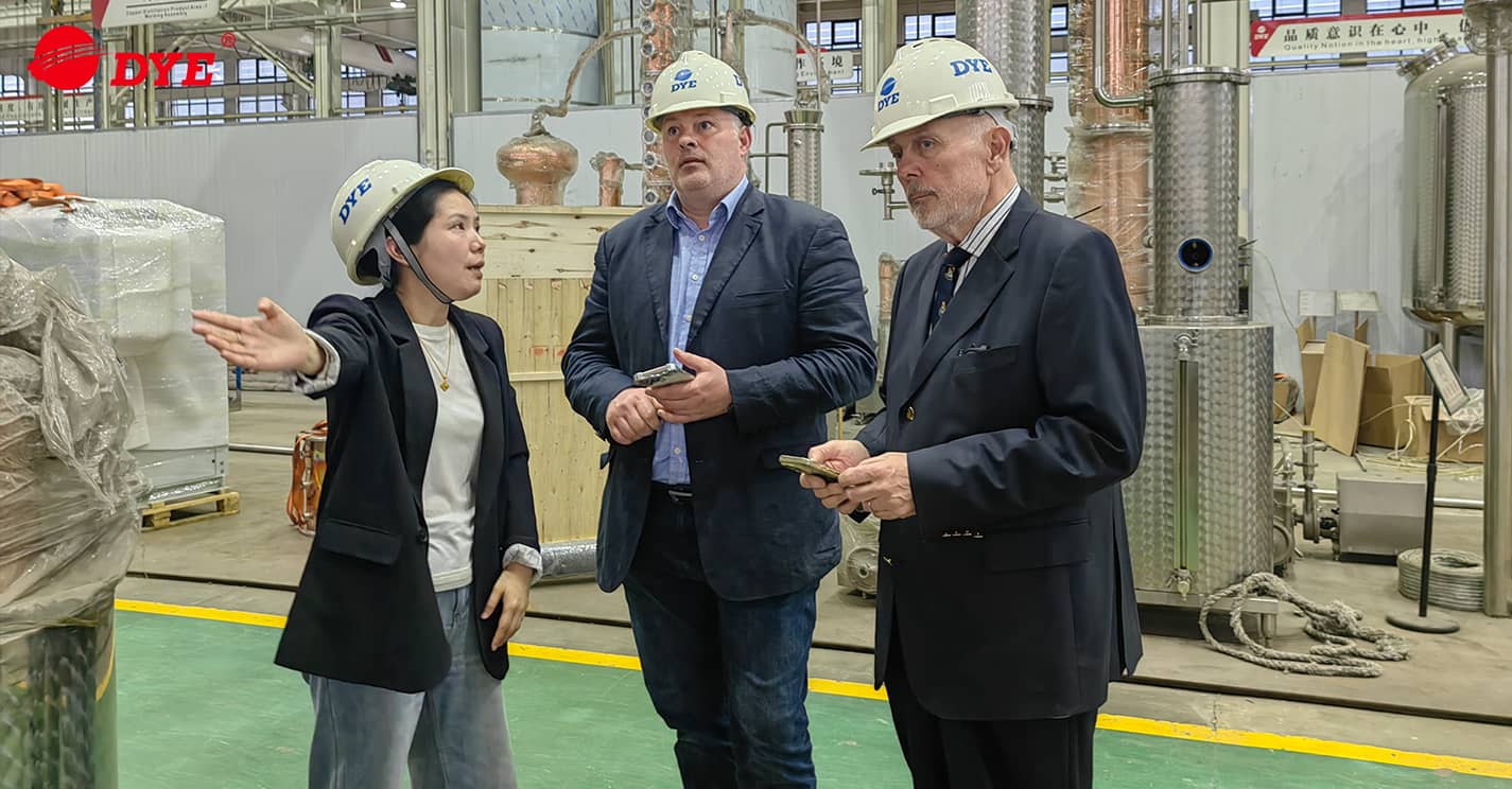 distilling experts visit China